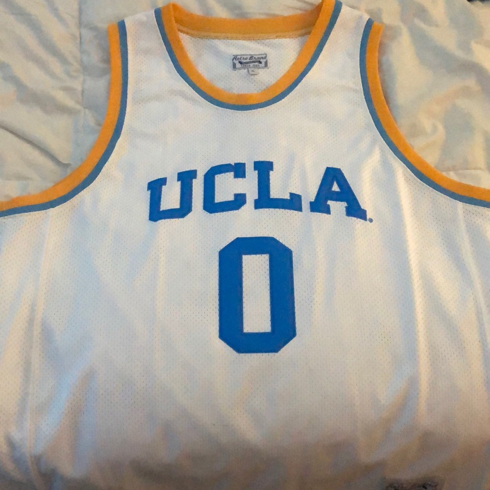 Retro Brand Russell Westbrook UCLA Jersey #0